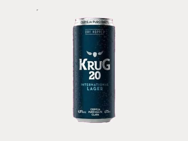 Cerveja Krug 20 Internacional Lager Sem Glúten