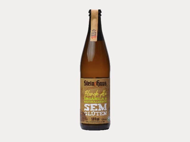 Cerveja SteinHaus Blonde Ale 100% de arroz SEM GLÚTEN